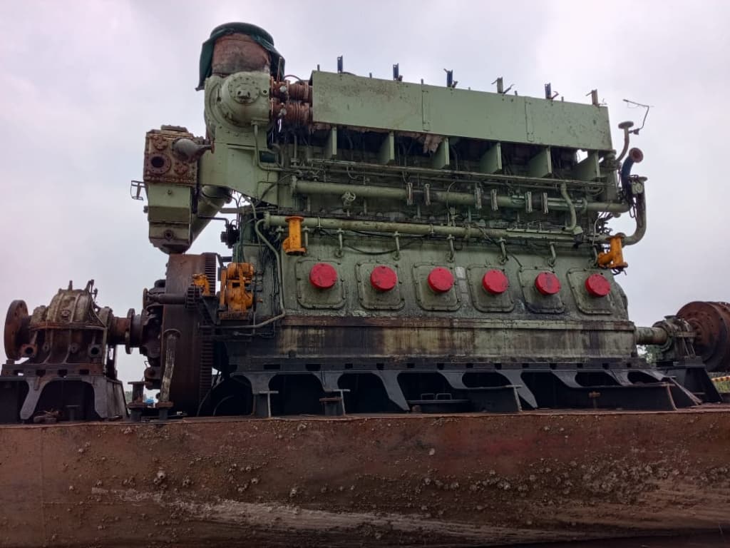 Large marine diesel engine available for supply – M/S. J. Enterprise inventory